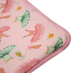 Rackhams Child blanket - ballet print - One Size - Pink - thumbnail 1