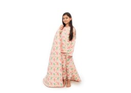 Rackhams Child blanket - ballet print - One Size - Pink - thumbnail 4