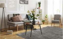 Rackhams Lagom Grey Shaggy Rugs - 80X150 cm - thumbnail 5