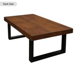 Rackhams Chunky & Sturdy Handmade Wooden Coffee Table - 60 - 60 - thumbnail 3