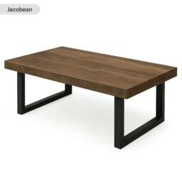 Rackhams Chunky & Sturdy Handmade Wooden Coffee Table - 60 - 60 - thumbnail 2