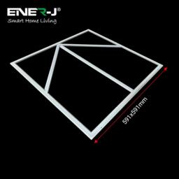 Rackhams 60x60cm LED Frame Panel Light with Blue Arrow Design, 40W, Cool White - Pack of 2 - 6500K - thumbnail 4