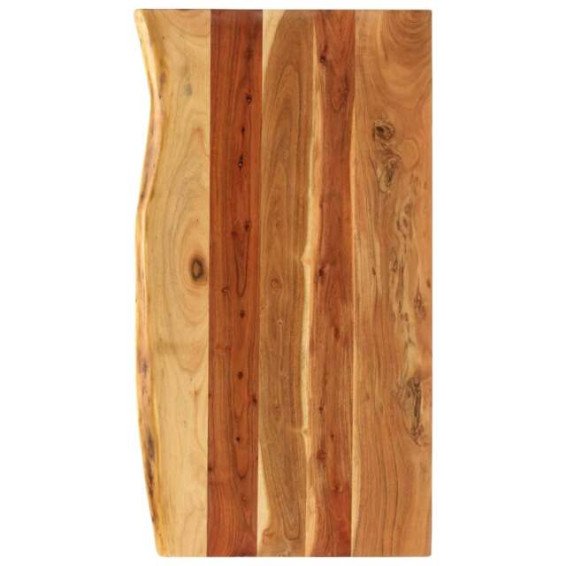 Rackhams Bathroom Vanity Top Solid Acacia Wood 100x52x3.8 cm
