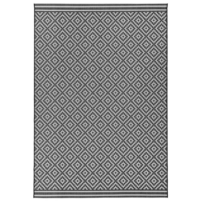 Rackhams Patio PAT12 Outdoor Diamond Mono Rug - 160x230cm - image 1