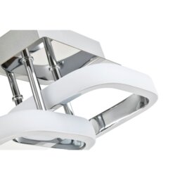 Rackhams Contemporary Compact Double Head LED Chrome Ceiling Light Fitting - thumbnail 4