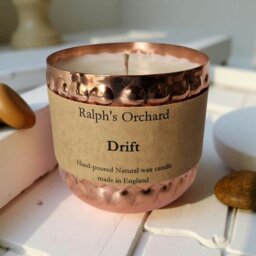 Rackhams Drift Seaside Candles - Jasmine and Heliotrope - Decorative Copper - thumbnail 1