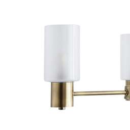 Rackhams Maya 3-Light Antique Brass Semi-Flush Ceiling Light - thumbnail 5