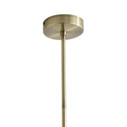 Rackhams Maya 3-Light Antique Brass Semi-Flush Ceiling Light - thumbnail 6