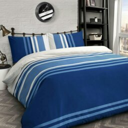 Rackhams Tonal Printed Cotton Blend Duvet Cover and Pillowcase Set - Brown - King - thumbnail 4