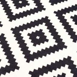 Rackhams Caimas Collection Washable Rugs in Black - 2980B - 80X300 cm - thumbnail 3