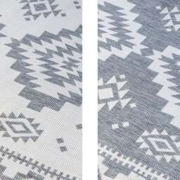 Rackhams Dynamic Indoor & Outdoor Reversible Grey Rug - 200X290 cm - thumbnail 2