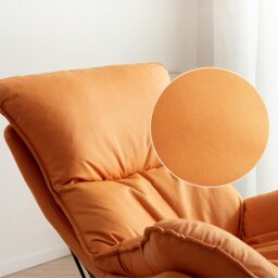 Rackhams Benitez Rocking Chair With Footstool, More Colors - Orange - thumbnail 6