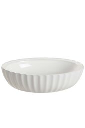 Rackhams Artistic Oval Bathroom Countertop Vessel Vanity Sink - White - thumbnail 3