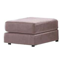 Rackhams Brooklyn Full Foam Plush Velvet Footstool - Grey - thumbnail 3