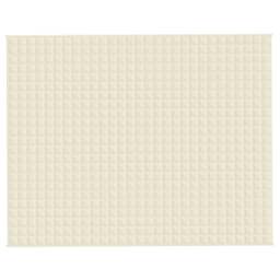 Rackhams Weighted Blanket Light Cream 235x290 cm 15 kg Fabric - thumbnail 3