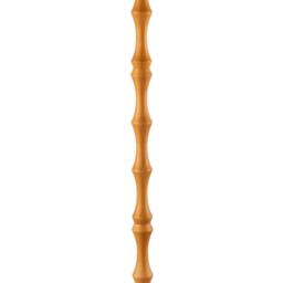 Rackhams Traditional Oak Wood Standing Floor Lamp Base with Bamboo Pole Design - thumbnail 4