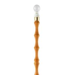 Rackhams Traditional Oak Wood Standing Floor Lamp Base with Bamboo Pole Design - thumbnail 6