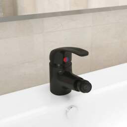 Rackhams Bathroom Bidet Mixer Tap Black 13x12 cm - thumbnail 1
