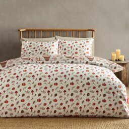 Rackhams Woodland Gonks So Soft Reversible Duvet Cover Set Natural - King - thumbnail 2
