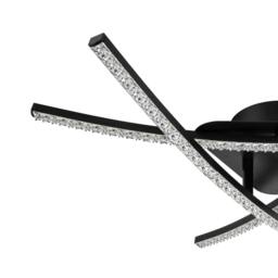 Rackhams Samford 3 Light LED Beaded Ceiling Light - Chrome - thumbnail 6
