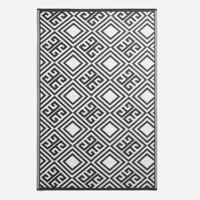 Rackhams Outdoor Rug Luxury Waterproof Reversible, For Garden, Geometric - 120 x 186 cm - image 1