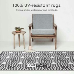 Rackhams Outdoor Rug Luxury Waterproof Reversible, For Garden, Geometric - 120 x 186 cm - thumbnail 2