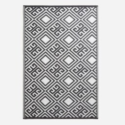 Rackhams Outdoor Rug Luxury Waterproof Reversible, For Garden, Geometric - 120 x 186 cm