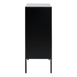 Rackhams Seaford 3 Door 2 Drawer Sideboard in Black & Oak - Black & Oak - 80 - 1 - thumbnail 3