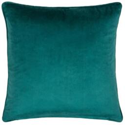 Rackhams Marttel Jacquard Geometric Cushion Cover - Teal - 45cm x 45cm - Teal - 100% Polyester - thumbnail 3