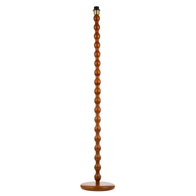 Rackhams Classic Mahogany Wooden Classic Floor Light Base with Ball Pole Design - image 1