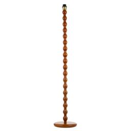 Rackhams Classic Mahogany Wooden Classic Floor Light Base with Ball Pole Design