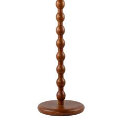 Rackhams Classic Mahogany Wooden Classic Floor Light Base with Ball Pole Design - thumbnail 5