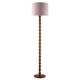 Rackhams Classic Mahogany Wooden Classic Floor Light Base with Ball Pole Design - thumbnail 3