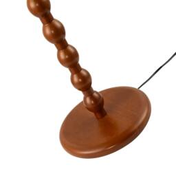Rackhams Classic Mahogany Wooden Classic Floor Light Base with Ball Pole Design - thumbnail 2
