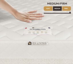 Rackhams Bliss Gel Enhanced 13.5 Bonnell Spring Mattress - 4ft - Small Double - Glacier by DS Living - thumbnail 4