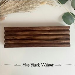 Rackhams Walnut Soap Dish - Double - thumbnail 2