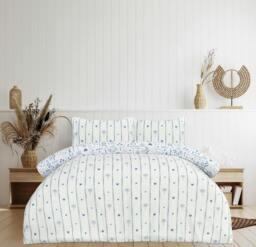 Rackhams Luxury Soft Reversible Holiday Postcard Duvet Cover & Pillowcases - Double (200cm x 200cm) - thumbnail 2
