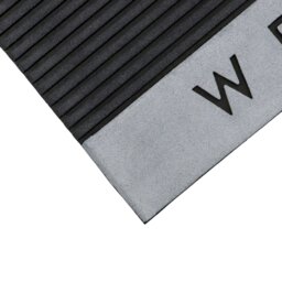 Rackhams Quartz Welcome Scraper Rubber Doormat 45x75cm, Black - thumbnail 3