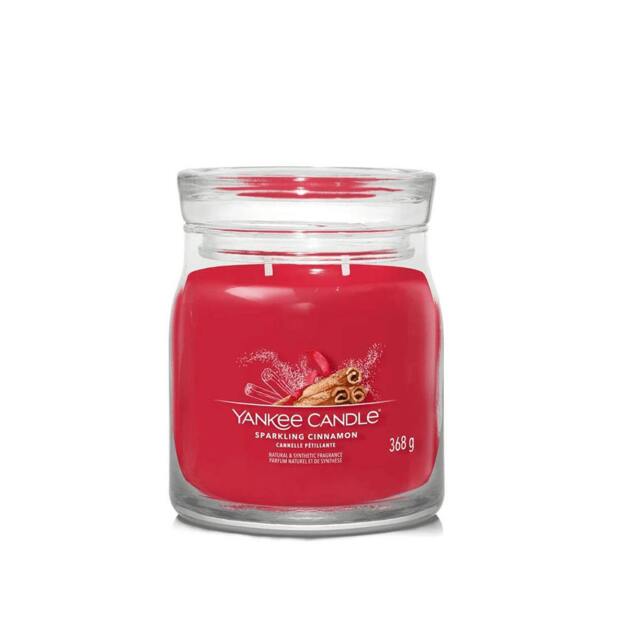 Rackhams Sparkling Cinnamon Signature Medium Jar Candle