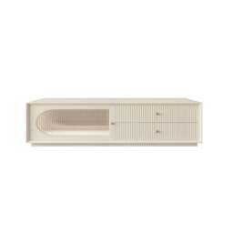 Rackhams Davinia TV Stand, Davinia Living Room Set, White - TV Stand 180*40cm - thumbnail 6