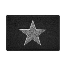 Rackhams Inlay STAR Doormat - Clearance - Black - 75cm x 44cm - thumbnail 6