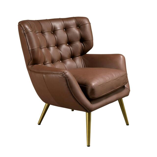 Rackhams Chester Armchair Dark Brown Leather 5165 - Modern - Yes - No - image 1