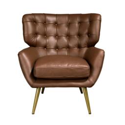 Rackhams Chester Armchair Dark Brown Leather 5165 - Modern - Yes - No - thumbnail 2