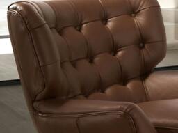 Rackhams Chester Armchair Dark Brown Leather 5165 - Modern - Yes - No - thumbnail 5