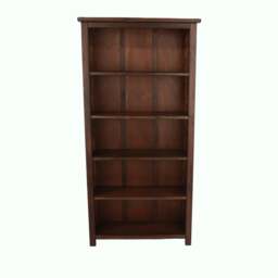 Rackhams Boston Tall 5 Shelf Bookcase - Dark Brown - thumbnail 2