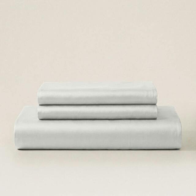Rackhams Sateen Duvet Cover Set - Grey - S.King - King - image 1