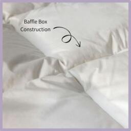 Rackhams Hungarian Goose Feather and Down 9tog Duvet - Double (200 x 200cm) - thumbnail 5