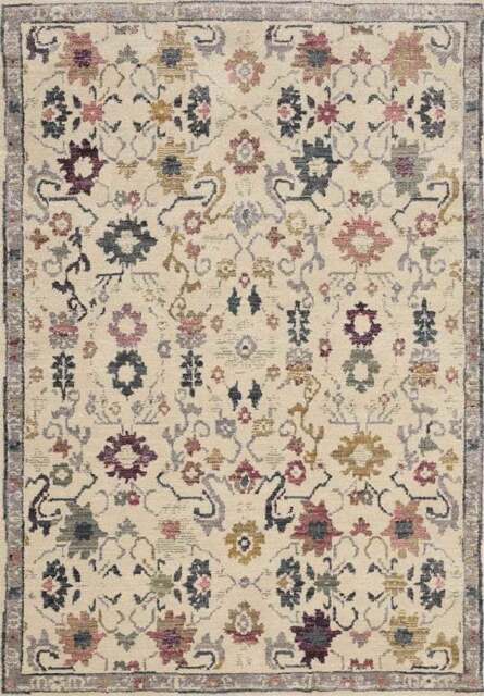 Rackhams Traditional Floral Rug – Beige Elegance - 200X285 cm - image 1