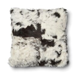 Rackhams Toscana Lamb Cushion - Doublesided - Black/White Mix - 26x86 cm - thumbnail 3