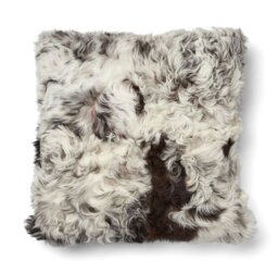 Rackhams Toscana Lamb Cushion - Doublesided - Black/White Mix - 26x86 cm - thumbnail 4